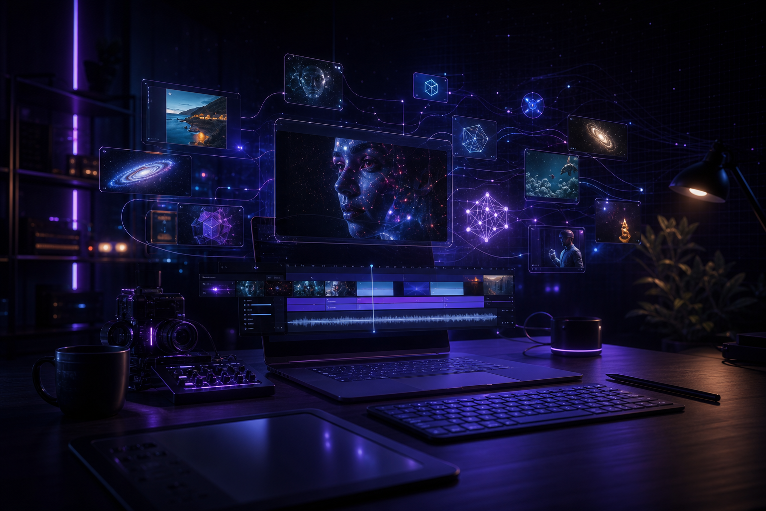 Cinematic launch frame